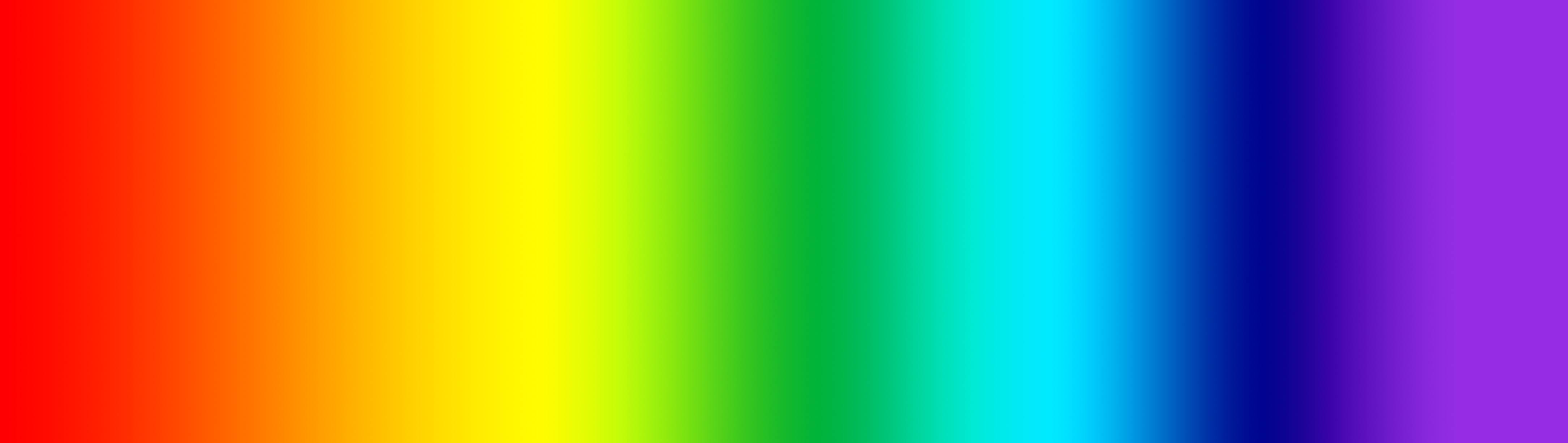 Espectro de luz visível