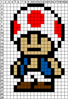Toad em Pixel Art